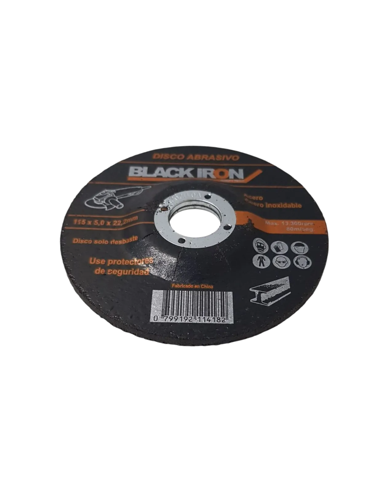 Disco Óxido de Aluminio Deprimidos (Desbaste 5mm)